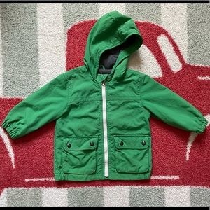 Gap rain jacket- fleece lined
